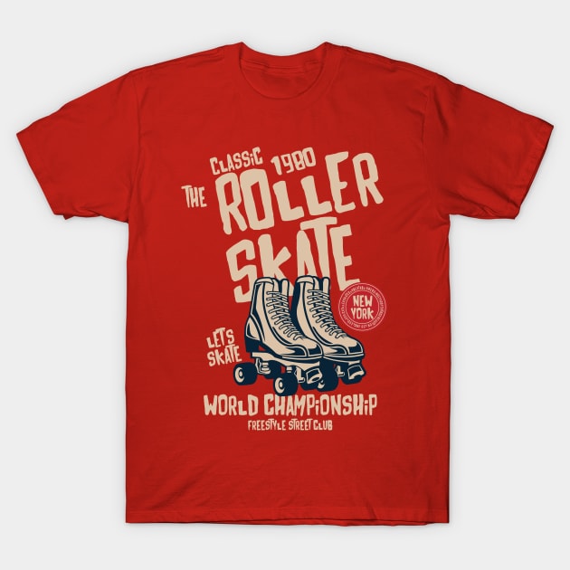 Roller Skate T-Shirt by PaunLiviu